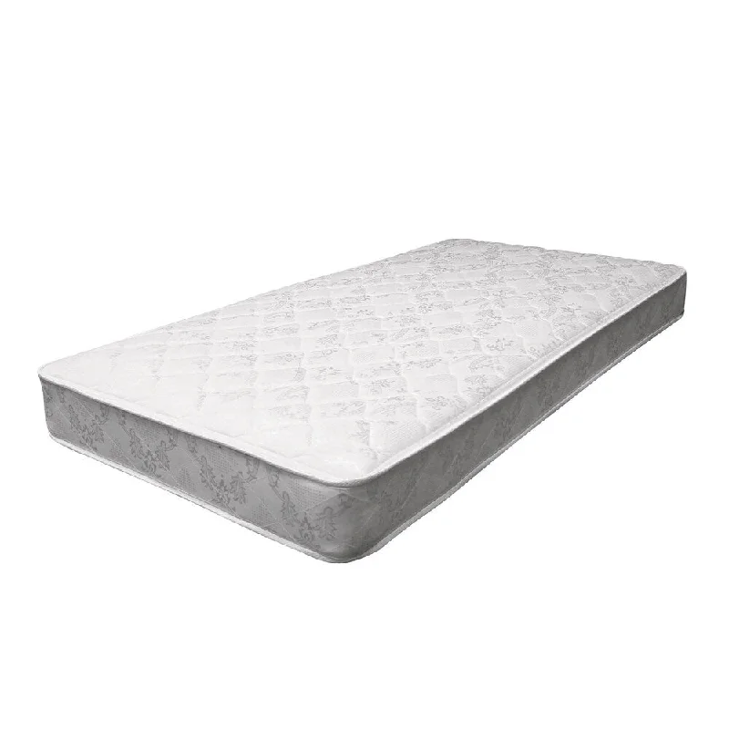 ACME Mystic Full Mattress, White and Gray Fabric