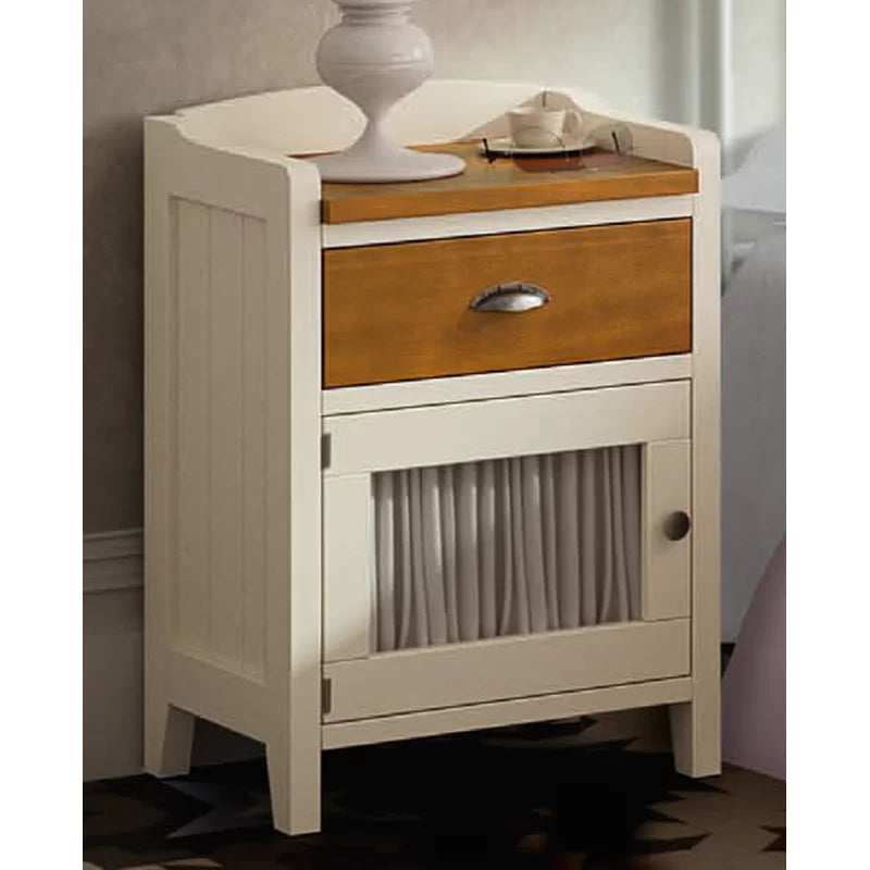 Asha  1 Door 1 Drawer Bedside Table