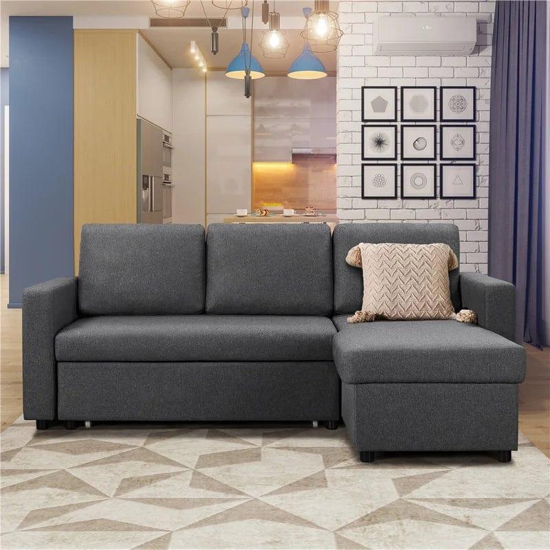 Daizha 2 - Piece Upholstered Corner Sofa Come Bed