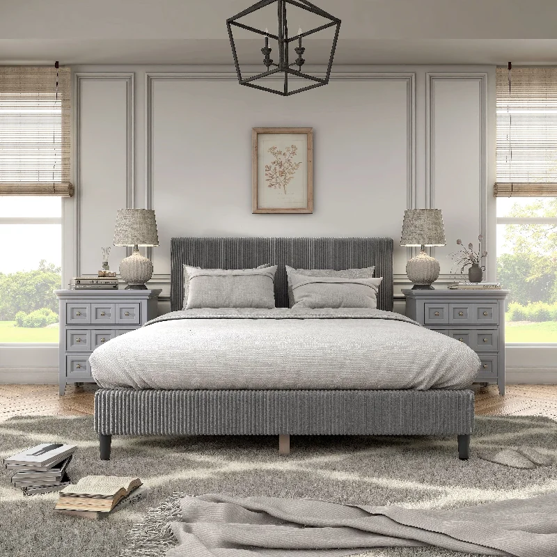 Dark Gray (Bed & Fabric Set)