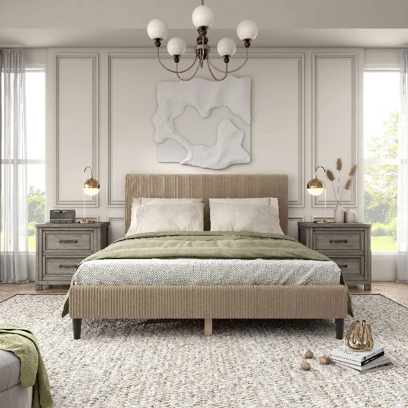 Brown (Bed & Fabric Set)