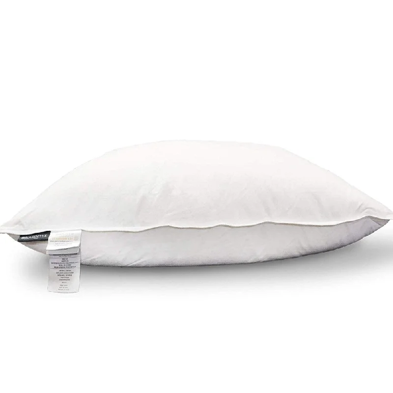 KASENTEX White Down and Feather Pillow - Triple Layer Fill and Design, Soft Touch Bed Pillow - Oeko Certified