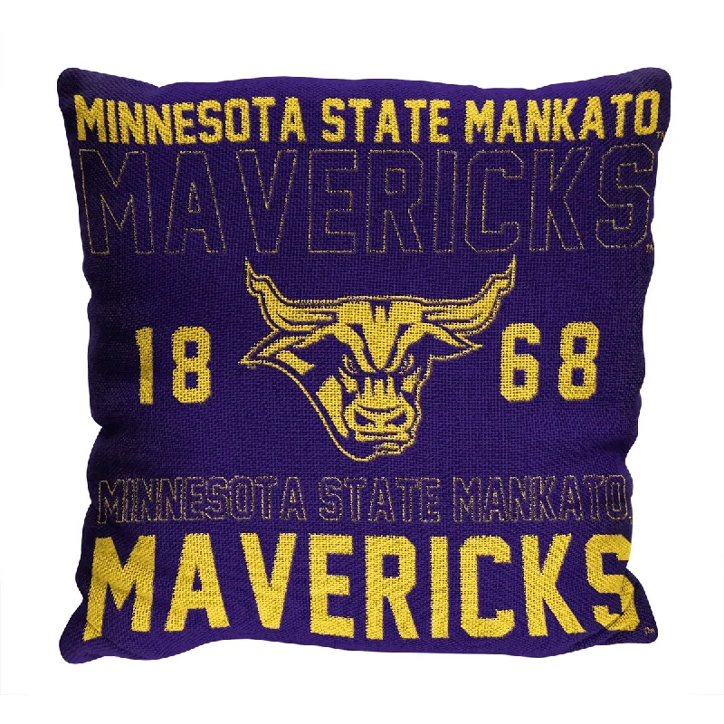 NCAA Minnesota State Mavericks Stacked 20 Inch Pillow