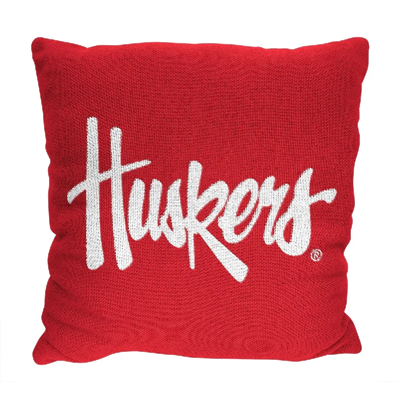 NCAA Nebraska Cornhuskers Invert 20 Inch Pillow