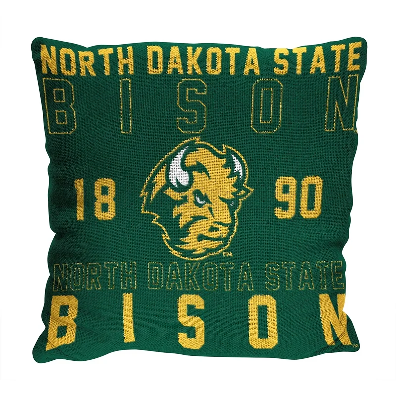 NCAA North Dakota State Bison Stacked 20 Inch Pillow