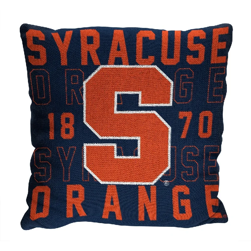 NCAA Syracuse Orange Stacked 20 Inch Pillow