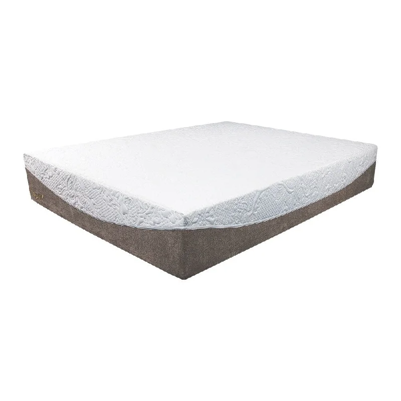 Oasis Eastern King Non Flip 10 Inches Memory Foam/ Gel Infused Mattress