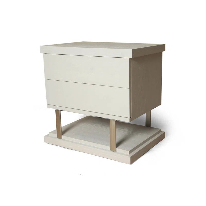 Shaun 2 Drawer Bedside Table