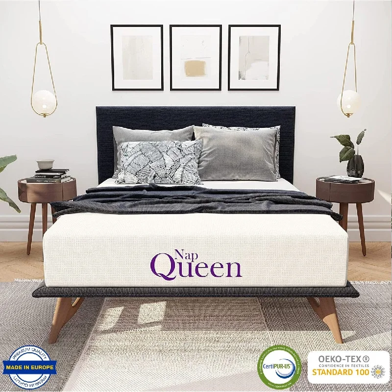 Twin Mattress, 6 Inch Elizabeth Cooling Gel Memory Foam Mattress, Twin Bed Mattress in a Box, CertiPUR-US Certified, Medium Firm