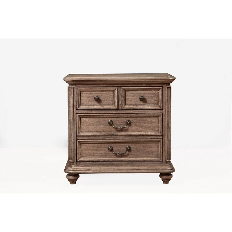 1613APB Ash Brown Nightstand with Ample Space