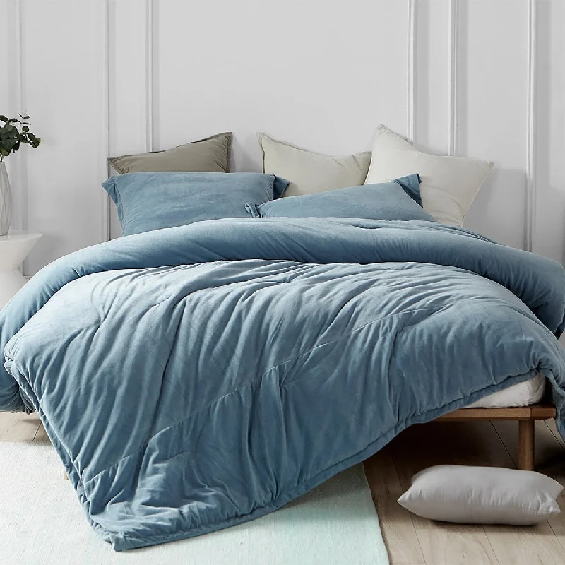 Baby Bird - Coma Inducer® Oversized Comforter Set - Smoke Blue