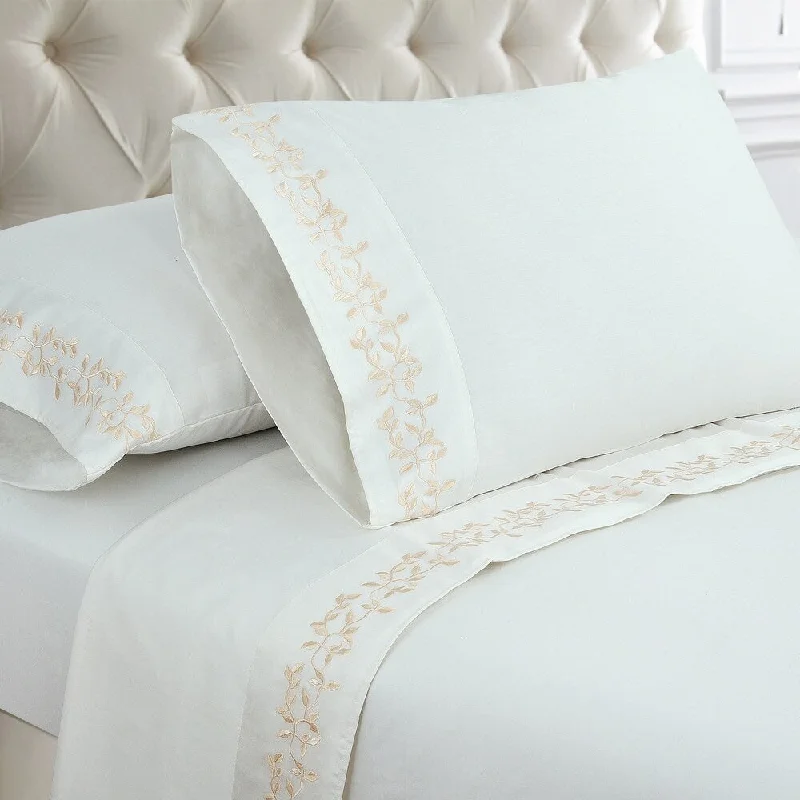 Climbing Vine 300 Thread Count Cotton Sateen Sheet Set