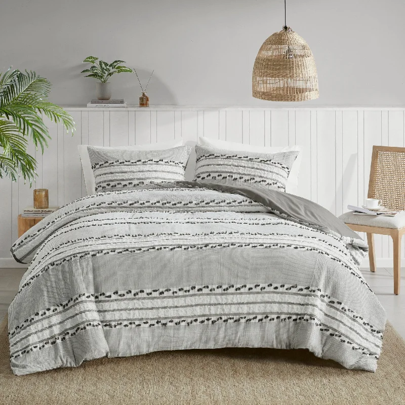 INK+IVY Lennon Organic Cotton Jacquard Comforter Set