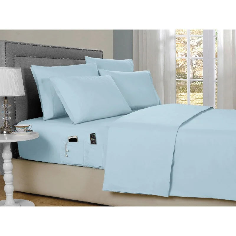 Kathy Ireland 6-Piece Smart Sheet Sets w/ Side Pocket