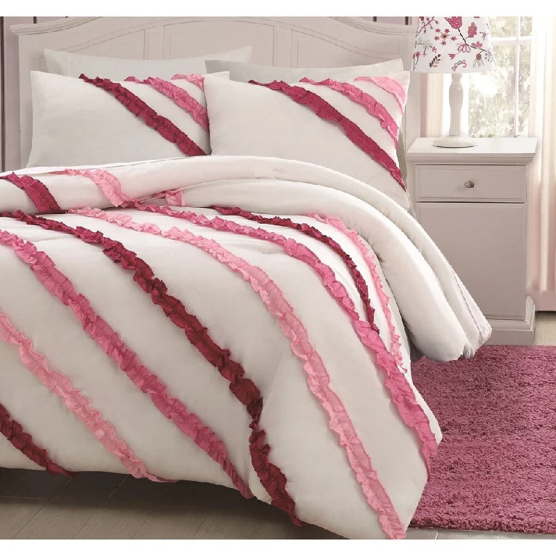 Mckenzie 3-piece Ruffle Comforter Set