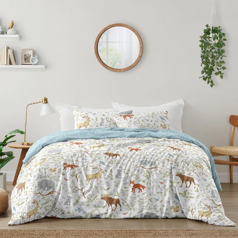 Sweet Jojo Designs Woodland Toile Collection Full/Queen 3-piece Comforter Set