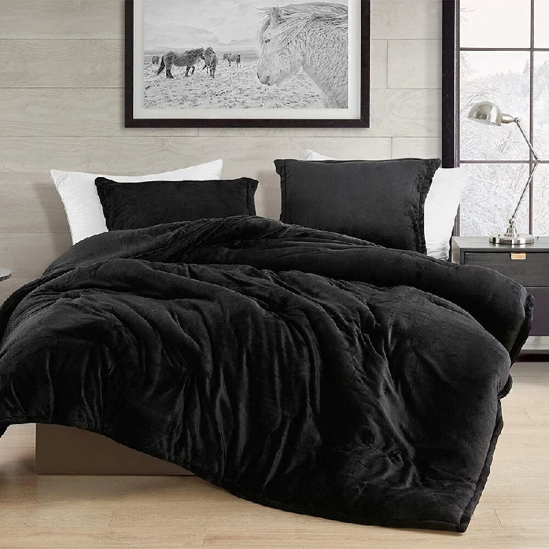 Touchy Feely - Coma Inducer® Oversized Comforter Set - Black