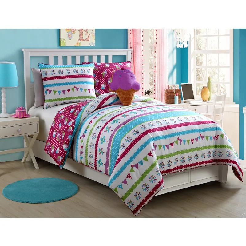 VCNY Abby 3 & 4-piece Reversible Comforter Set - Multi