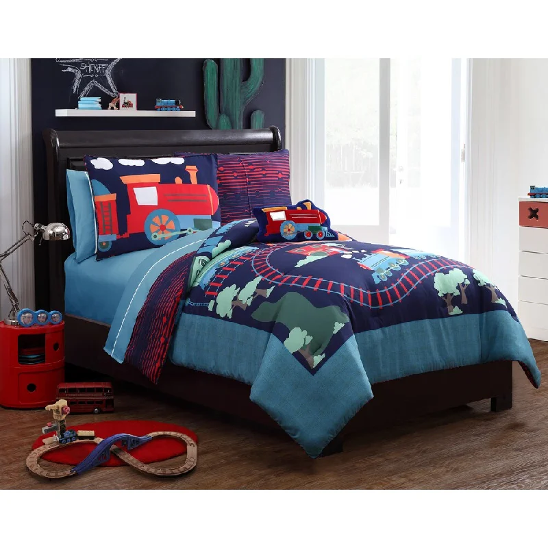 VCNY Sebastian Train 4-piece Comforter Set