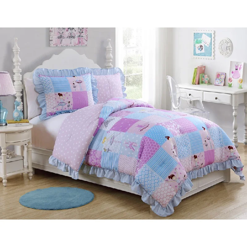 VCNY Tutu Cute 3-piece Comforter Set