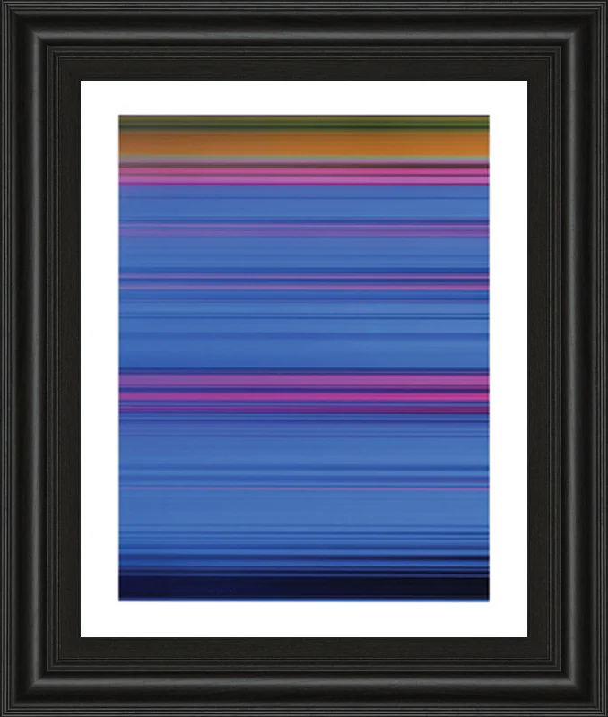 Abstract Blues By Mark Baker - Framed Print Wall Art - Blue