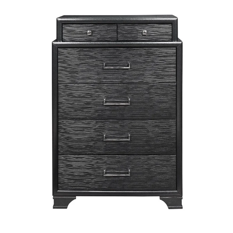 Chest With 6 Drawers - Gray