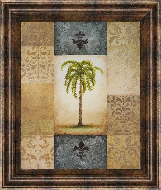 Fantasy Palm Il By Michael Marcon - Framed Print Wall Art - Green