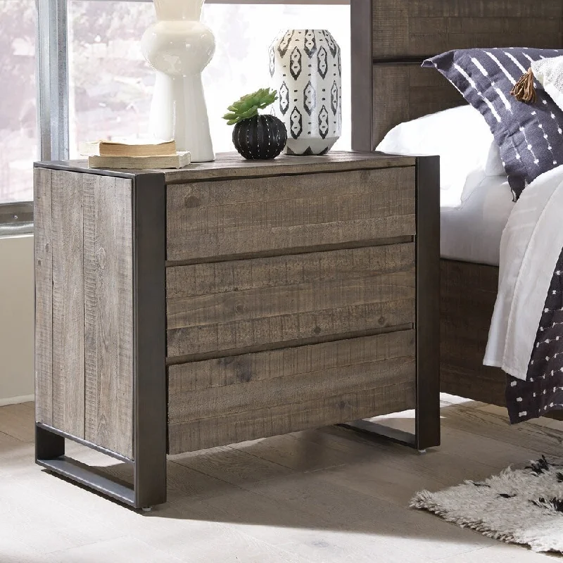 Granada Hills Contemporary Pebblestone Bachelor Chest