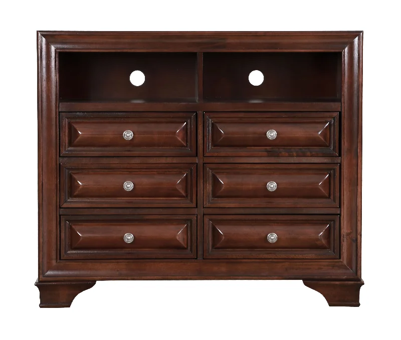 Lavita - G8875-TV TV Media Chest - Cappuccino