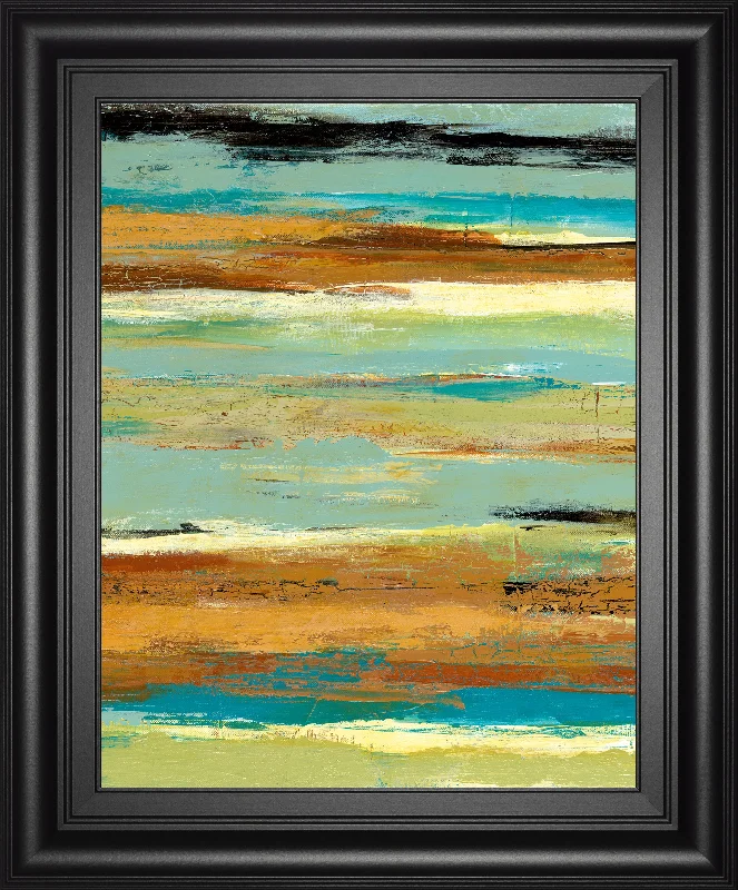 Terra Firma I By Maria Donovan - Framed Print Wall Art - Gold