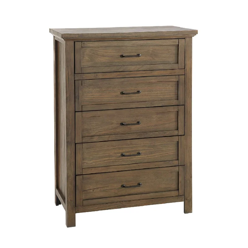 Westfield 5 Drawer Chest - Harvest Brown